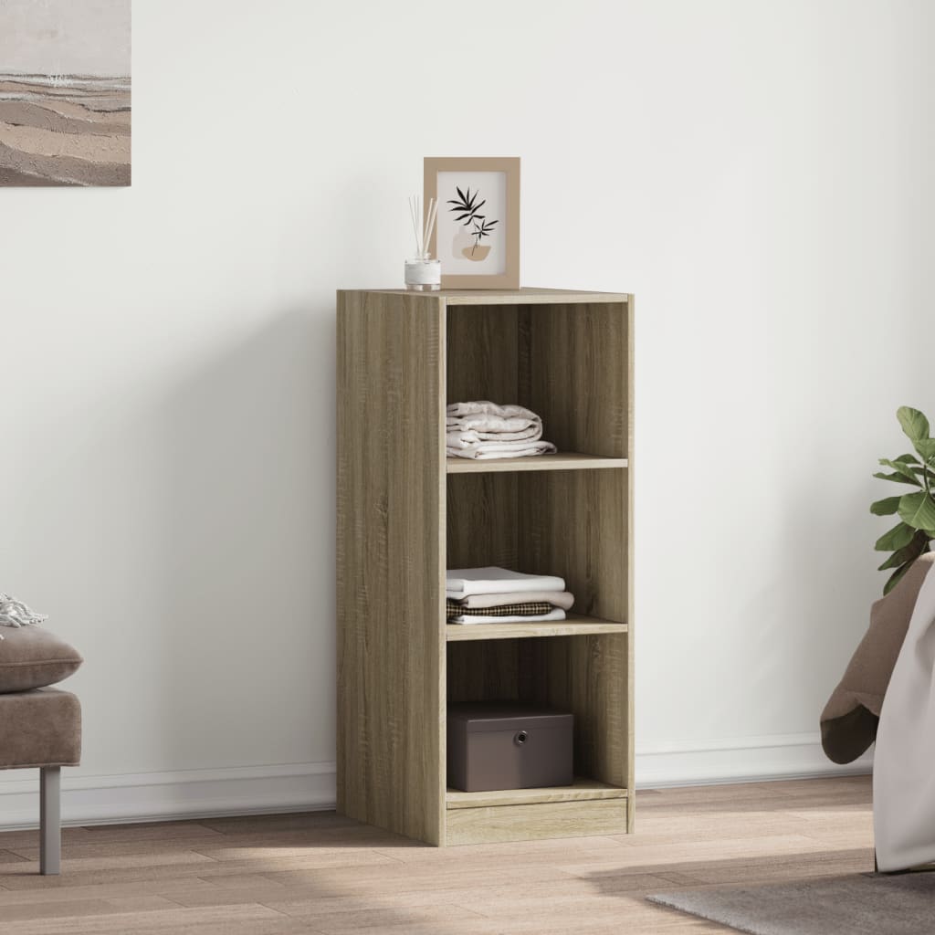 VIDAXL -Garderobe 48x41x102 cm Propertiertes Holz Sonoma Eiche gefärbt