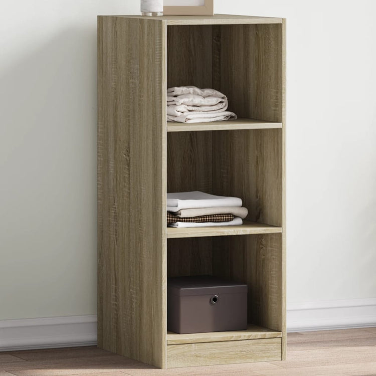 VIDAXL -Garderobe 48x41x102 cm Propertiertes Holz Sonoma Eiche gefärbt