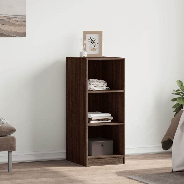 VIDAXL -Garderobe 48x41x102 cm praktische Holzbraune -Eichefarbe