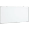 Vidaxx Whiteboard magnetisch 60x30x1,7 cm Aluminium