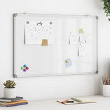 Vidaxx Whiteboard magnetisch 100x60x1,7 cm Aluminium - afbeelding 1