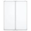 Vidaxl Whiteboard Magnetisch faltbar 80x100x1.7 cm Aluminium