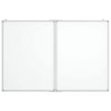 Vidaxl Whiteboard Magnetic Foldable 100x80x1.7 cm Aluminium