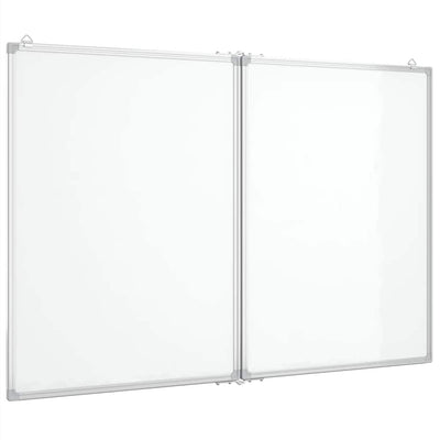 Vidaxl Whiteboard Magnetisch faltbar 120 x 100 x 1,7 cm Aluminium