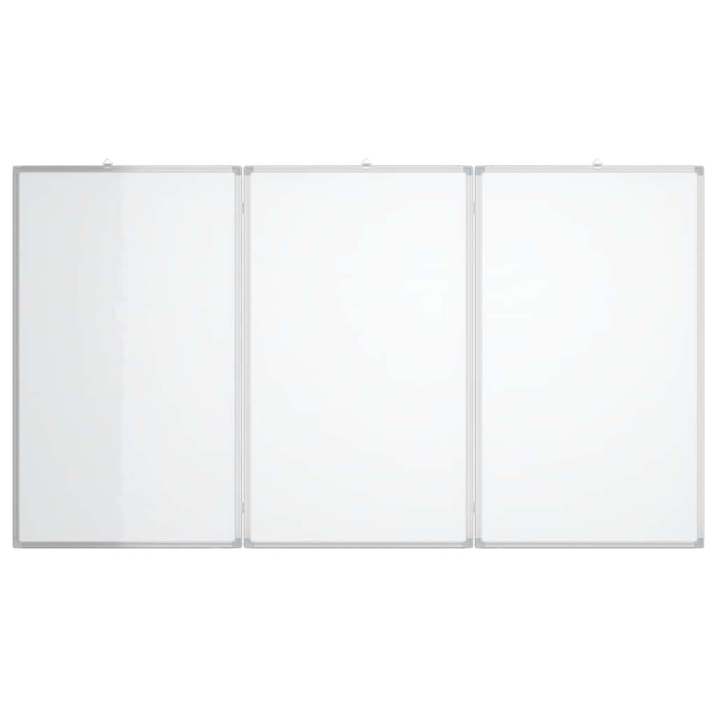 Vidaxl Whiteboard Magnetisch faltbar 120 x 100 x 1,7 cm Aluminium