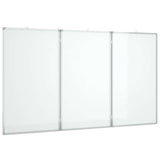 Vidaxl Whiteboard magnetisch faltbar 150 x 100 x 1,7 cm Aluminium - afbeelding 2