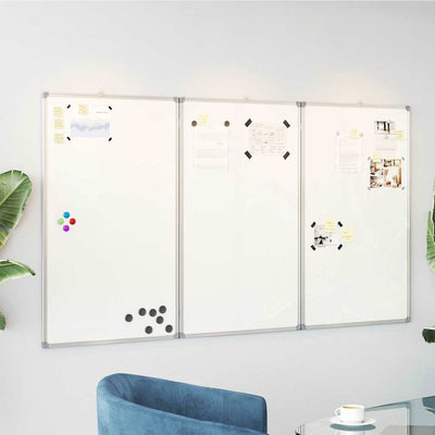 Vidaxl Whiteboard magnetisch faltbar 150 x 100 x 1,7 cm Aluminium