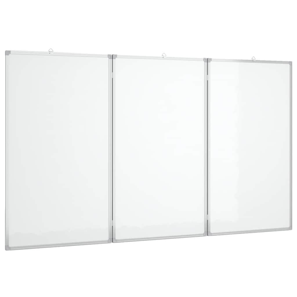 Vidaxl Whiteboard Magnetisch faltet 180 x 100 x 1,7 cm Aluminium