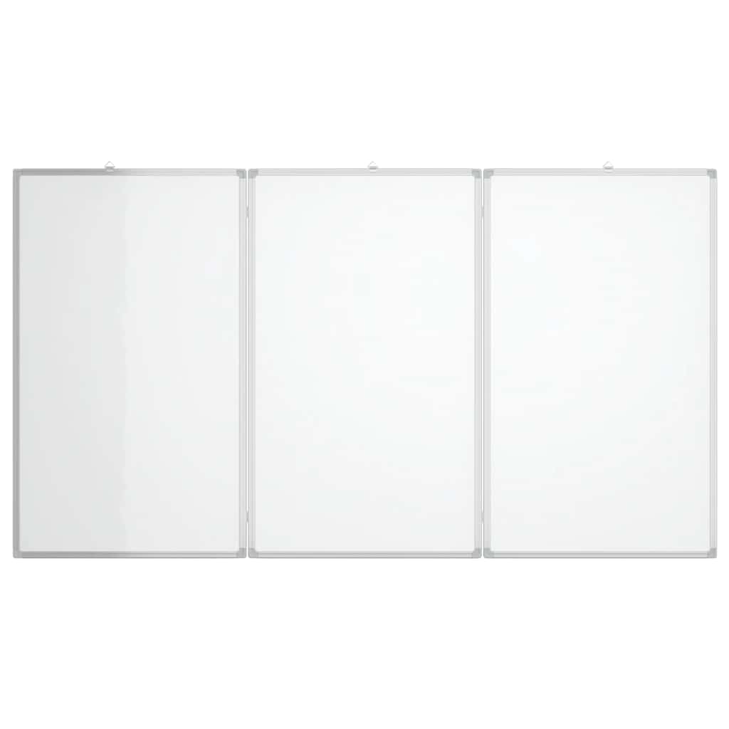 Vidaxl Whiteboard Magnetisch faltet 180 x 100 x 1,7 cm Aluminium