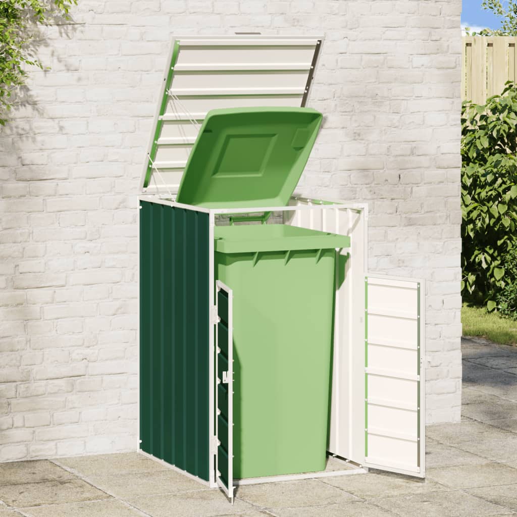 VIDAXL -Behälterlager für 1 Behälter 72x81x115 cm Stahlgrün