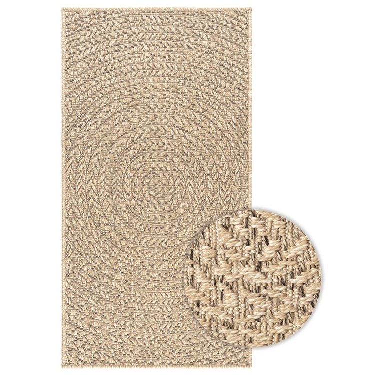 Vidaxl Teppich Zizur innerhalb und außerhalb 60x110 cm Jute Look