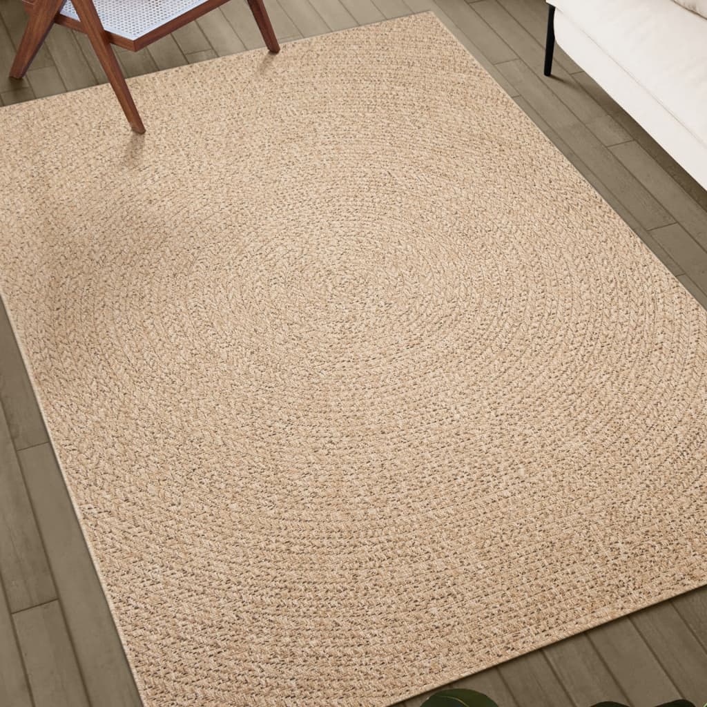 Vidaxl Teppich Zizur innerhalb und außerhalb 60x110 cm Jute Look