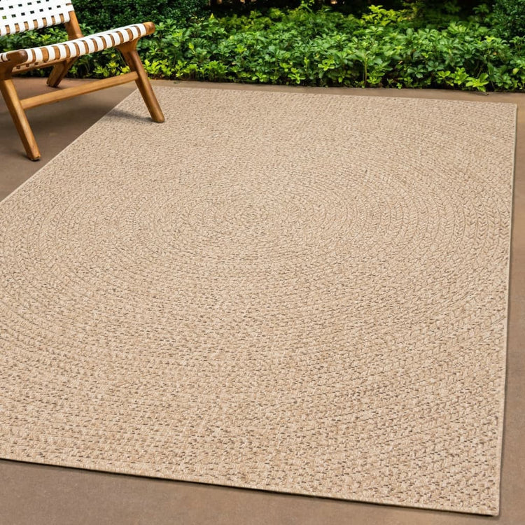 Vidaxl Teppich Zizur innerhalb und außerhalb 60x110 cm Jute Look