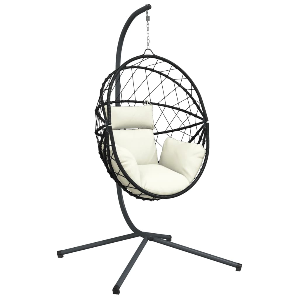 Vidaxl Hanging Chair mit Standard Rattan und Stahl Beige
