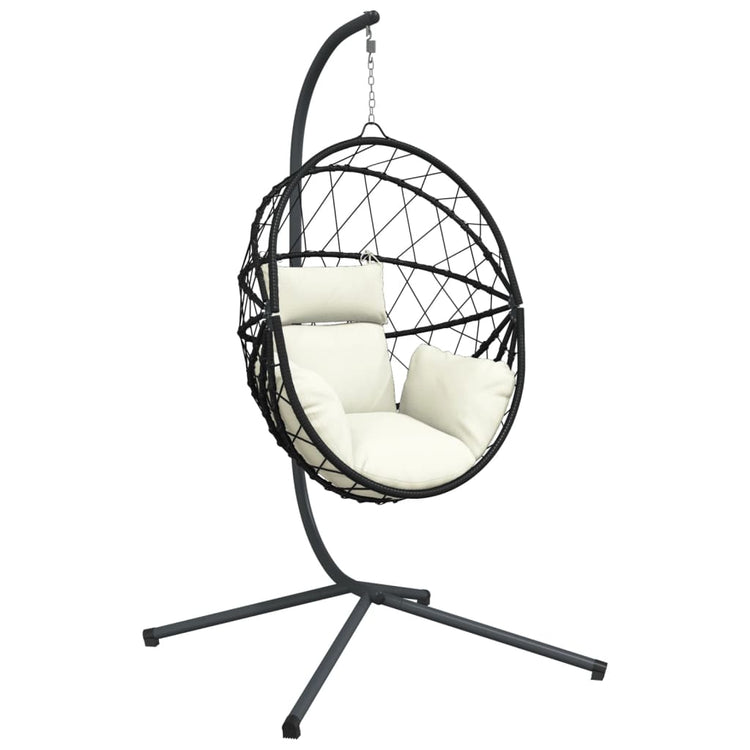 Vidaxl Hanging Chair mit Standard Rattan und Stahl Beige