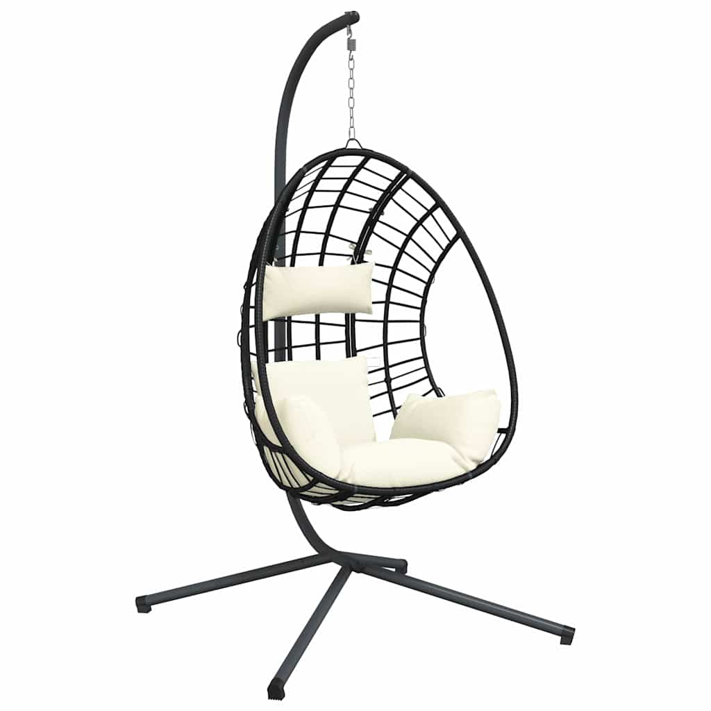 Vidaxl Hanging Chair mit Standard Rattan und Stahl Beige