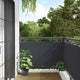 VIDAXL -Balkon -Bildschirm 500x75 cm PVC Anthrazit -gelöscht
