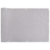 Vidaxl Balkon Bildschirm 500x75 cm PVC Grau