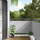 Vidaxl Balkon Bildschirm 600x75 cm PVC Grau