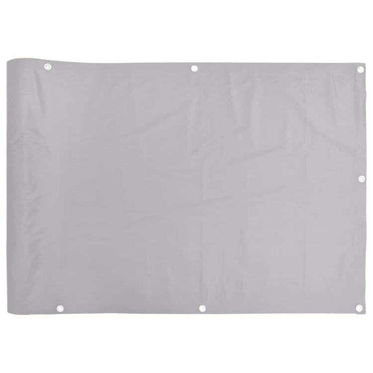 Vidaxl Balkon Bildschirm 800x75 cm PVC Grau