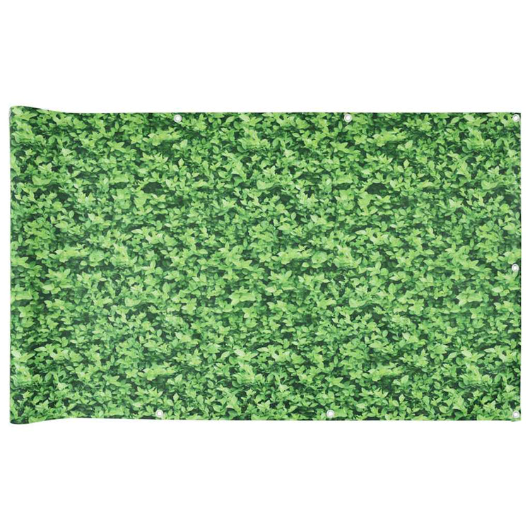 VIDAXL Balkon Bildschirm Anlage Muster 300x75 cm PVC Grün
