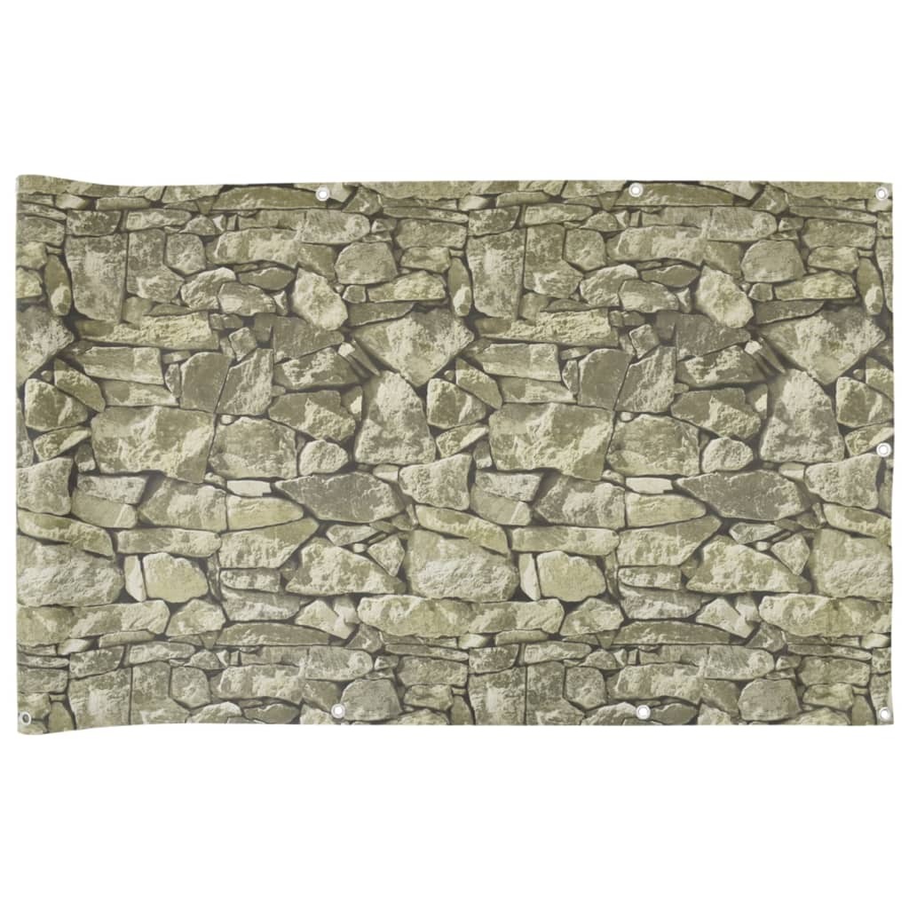 VIDAXL Balkon Bildschirmstein Muster 800x75 cm PVC