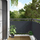 VIDAXL -Balkon -Bildschirm 500x90 cm PVC Anthrazit -gelöscht