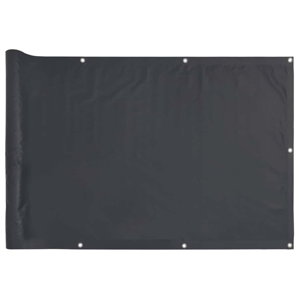 VIDAXL -Balkon -Bildschirm 600x90 cm PVC Anthrazit -gelöscht