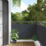 VIDAXL -Balkon -Bildschirm 600x90 cm PVC Anthrazit -gelöscht - afbeelding 1