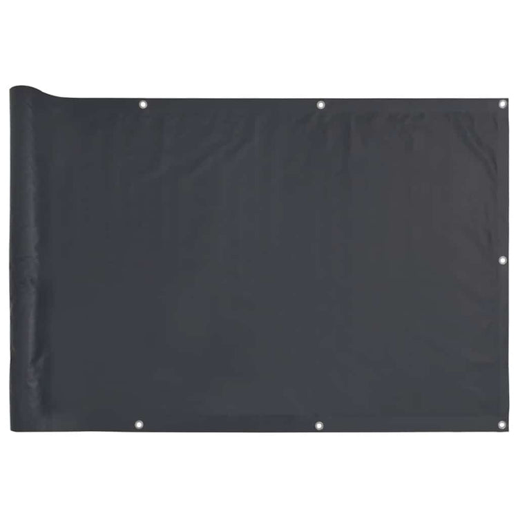 Vidaxl Balcony Bildschirm 800x90 cm PVC Anthrazit -ausgelöst