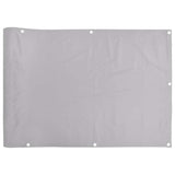 Vidaxl Balkon Bildschirm 500x90 cm PVC Grau - afbeelding 2