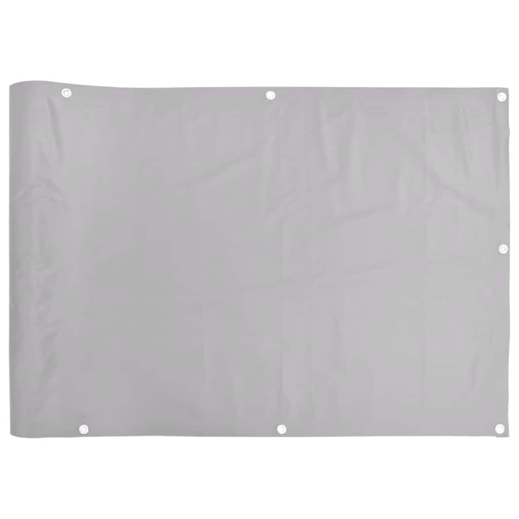 Vidaxl Balkon Bildschirm 800x90 cm PVC Grau