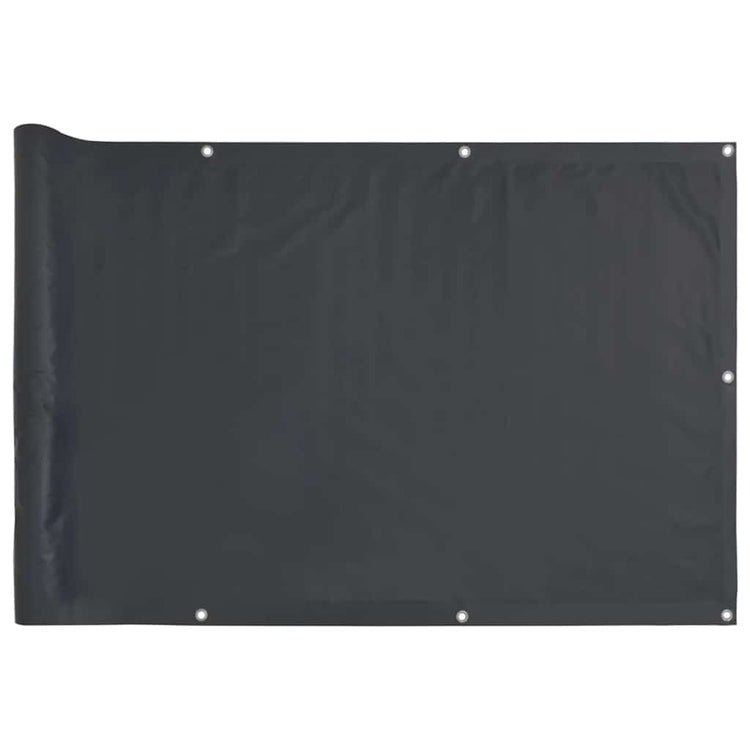 VIDAXL -Balkon -Bildschirm 300x120 cm PVC Anthrazit -gelöscht