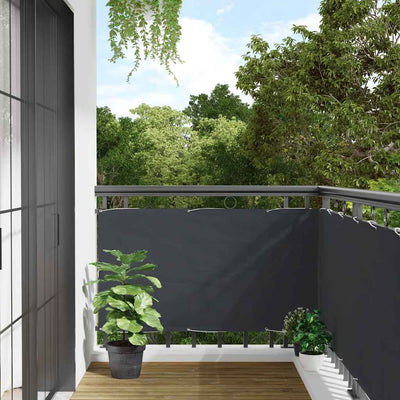 VIDAXL -Balkon -Bildschirm 300x120 cm PVC Anthrazit -gelöscht