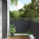 VIDAXL -Balkon -Bildschirm 300x120 cm PVC Anthrazit -gelöscht