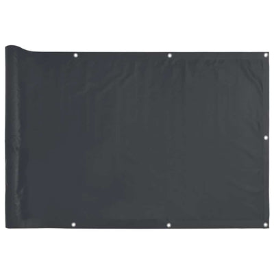 VIDAXL -Balkon -Bildschirm 500x120 cm PVC Anthrazit -gelöscht