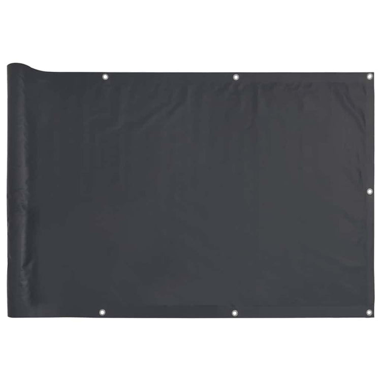 VIDAXL -Balkon -Bildschirm 700x120 cm PVC Anthrazit -gelöscht
