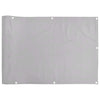 Vidaxl Balkon Bildschirm 300x120 cm PVC Grau