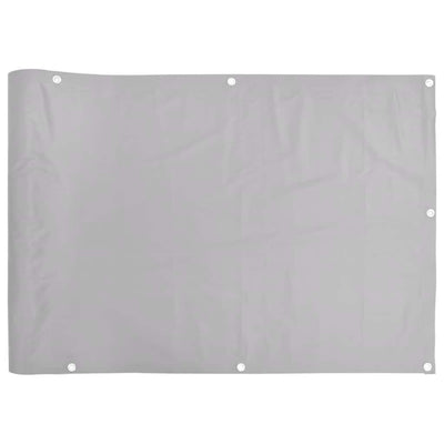 Vidaxl Balkon Bildschirm 400x120 cm PVC Grau