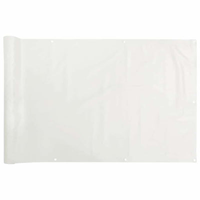 Vidaxl Balkon Bildschirm 800x120 cm PVC Weiß