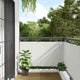Vidaxl Balkon Bildschirm 800x120 cm PVC Weiß