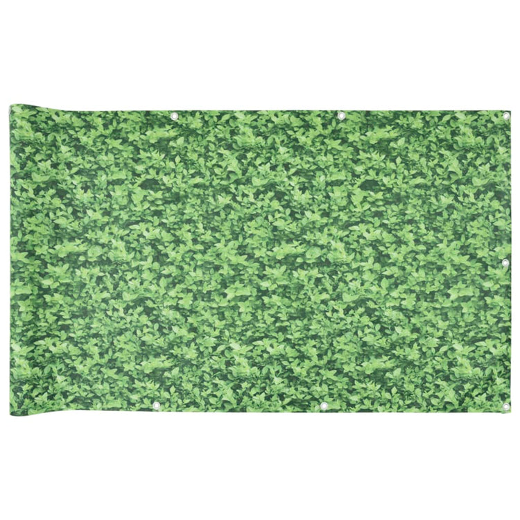 Vidaxl Balkon Bildschirm Anlage Muster 1000x120 cm PVC Grün