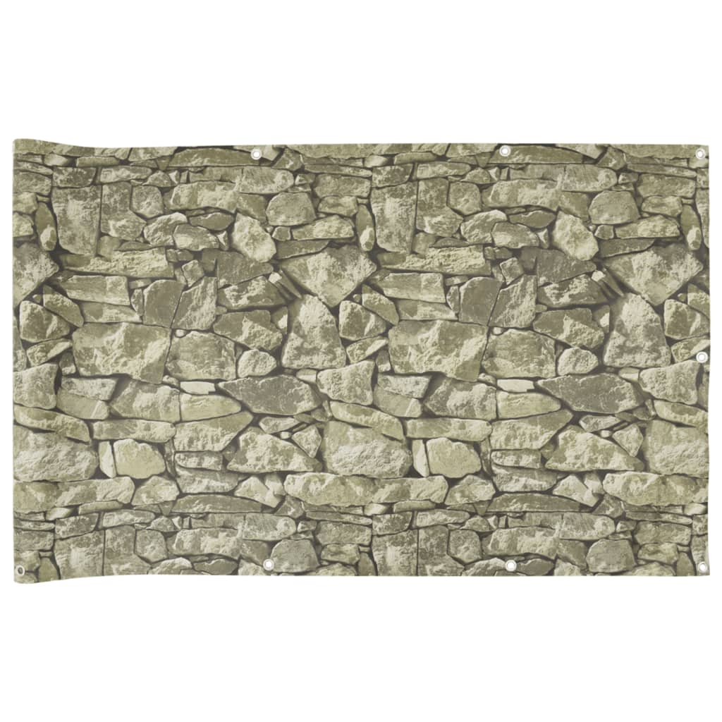 VIDAXL Balkon Bildschirmstein Muster 300x120 cm PVC