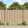 VIDAXL GARDE SERBRAUM ERKAUSE STein Muster 35x0.19 M PVC Beige