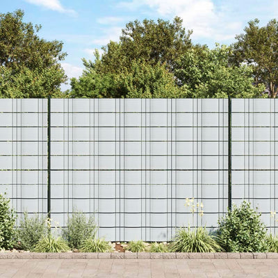 Vidaxl Gartenbildschirme 10 ST 252.5x19 M PVC Hellgrau