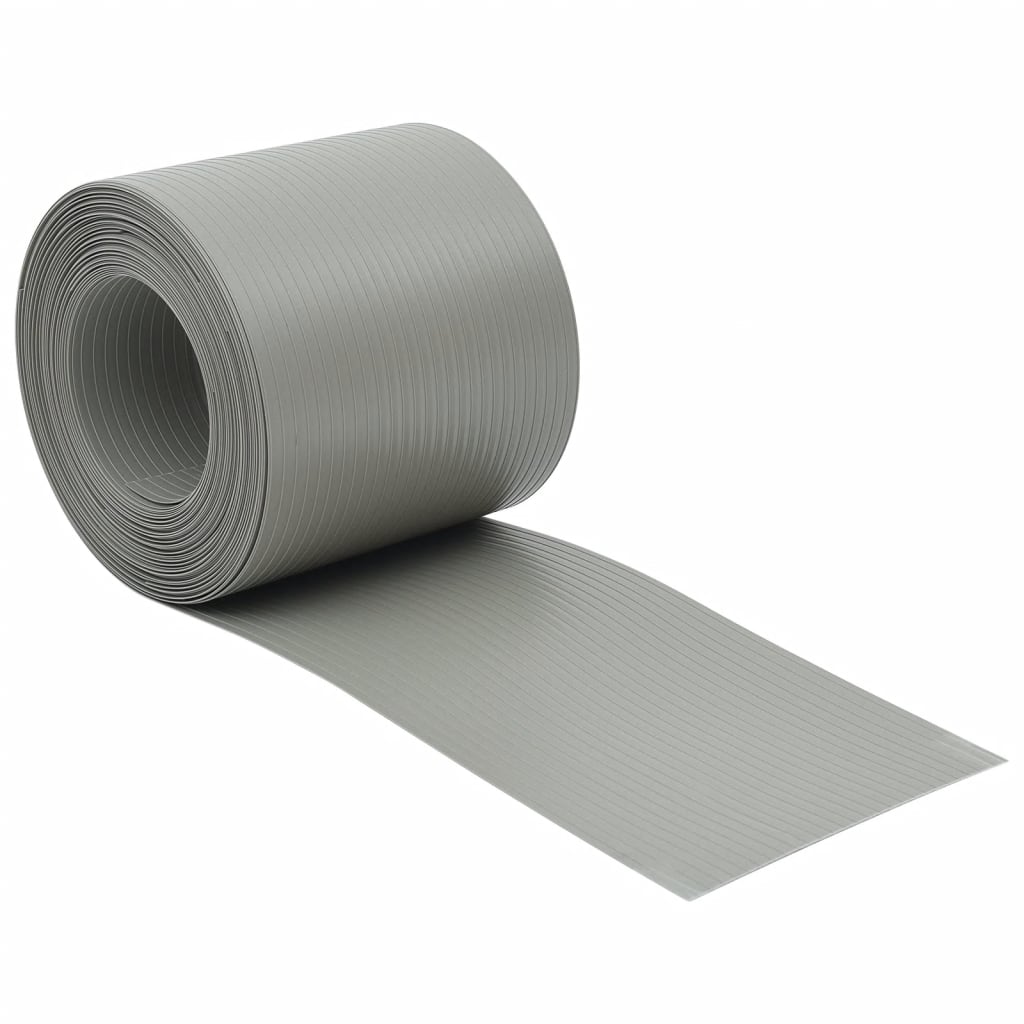Vidaxl Gartenbildschirme 10 ST 252,5 x 19 M PVC Steingrau