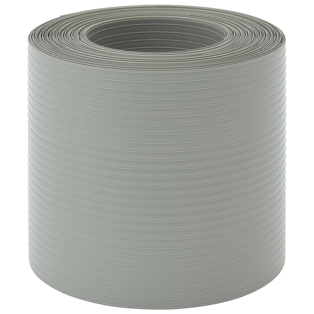 Vidaxl Gartenbildschirme 10 ST 252,5 x 19 M PVC Steingrau