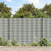 Vidaxl Gartenbildschirme 10 ST 252,5 x 19 M PVC Steingrau