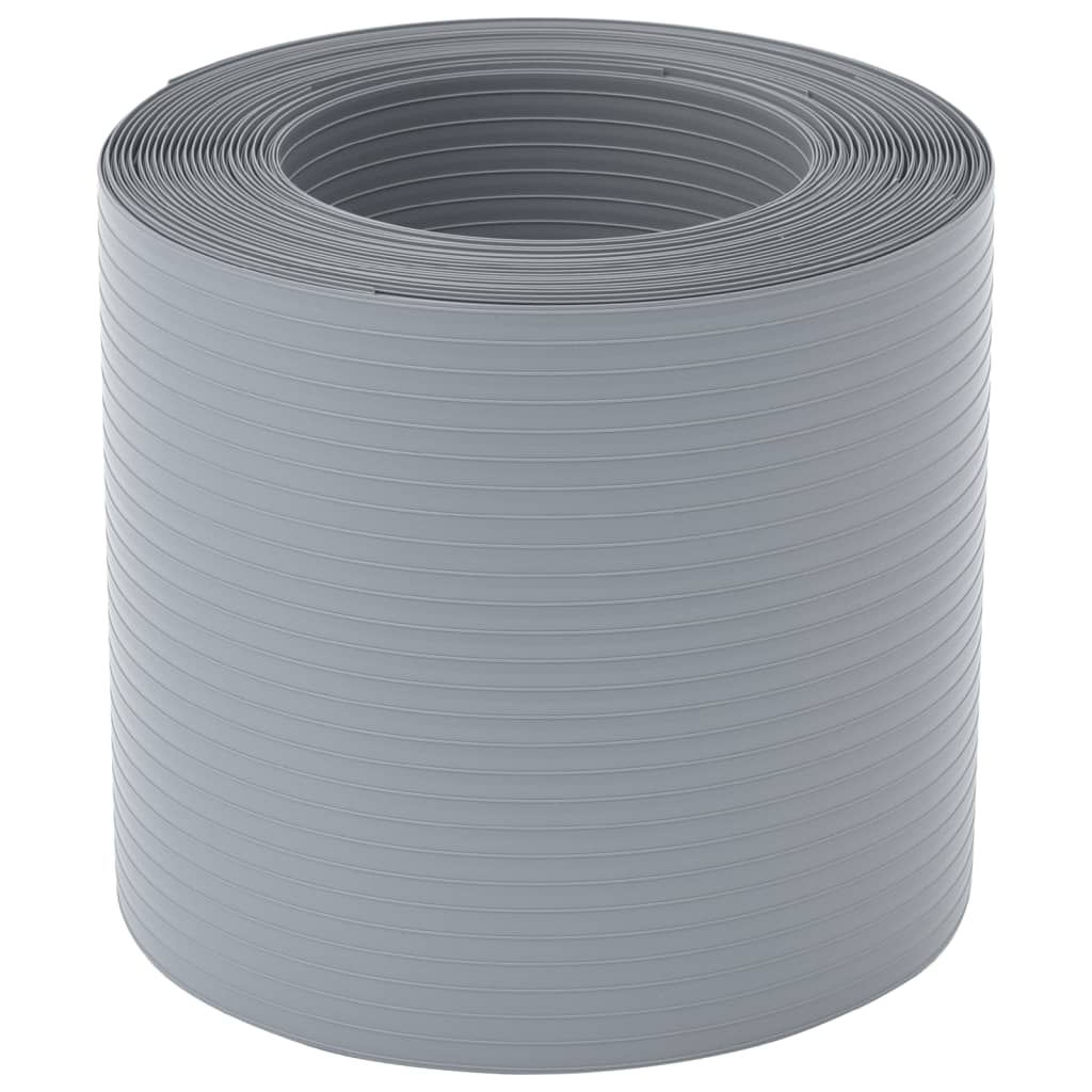 VIDAXL -Gartenbildschirme 10 ST 252,5 x 19 M PVC Grau