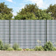 VIDAXL -Gartenbildschirme 10 ST 252,5 x 19 M PVC Grau